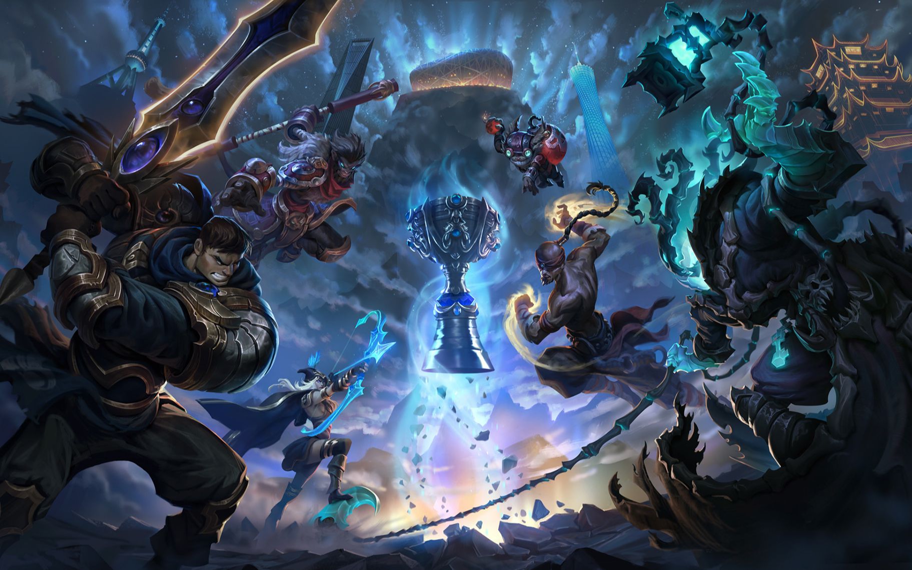 战斗歌曲开始了！ Canyon 成为一个辅助， GIDEON 和神级的 Zac 扭转了局势，双方进入最后一轮